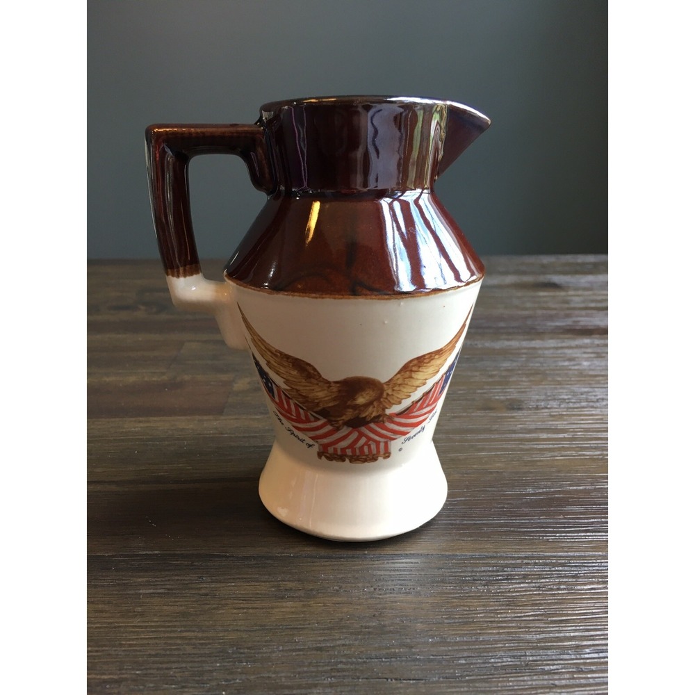 Vintage McCoy Wooden Carved Eagle Pitcher National Gallery of Art Washington DC